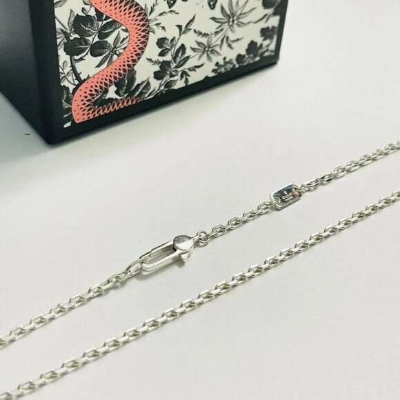 Gucci .925 Silver Link Chain/Necklace - Picture 3 of 6